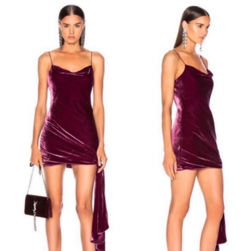 Cinq a Sept Velvet Ryder Dress Gooseberry Size 6